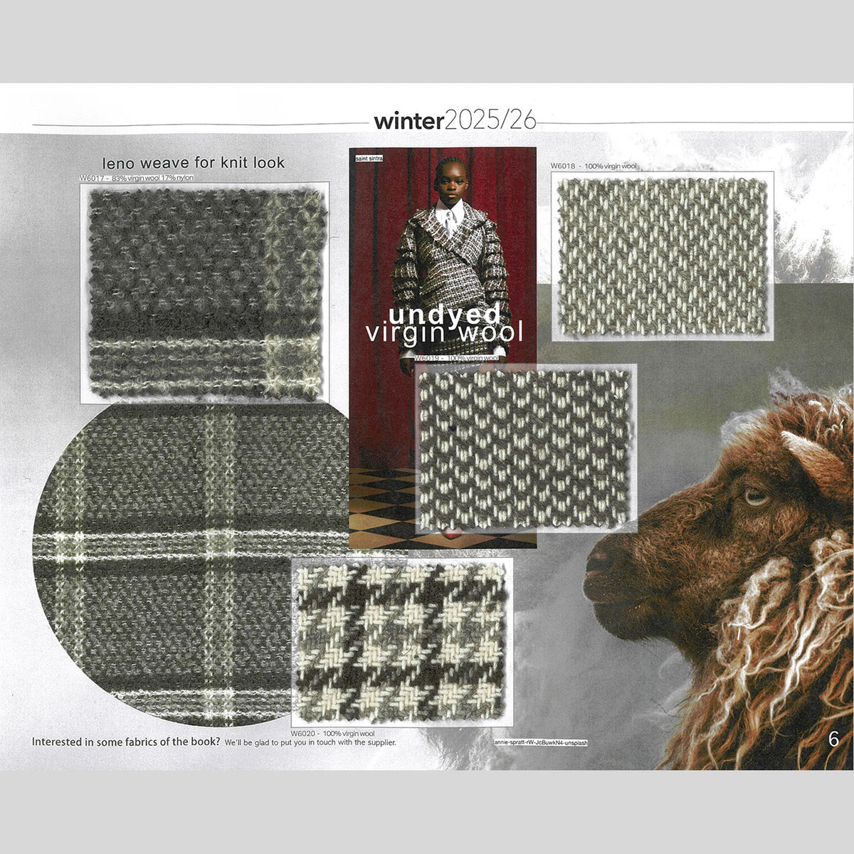 Undyed Wool for Trending Women's Wear Fall/Winter 2025/2026 – Italtex