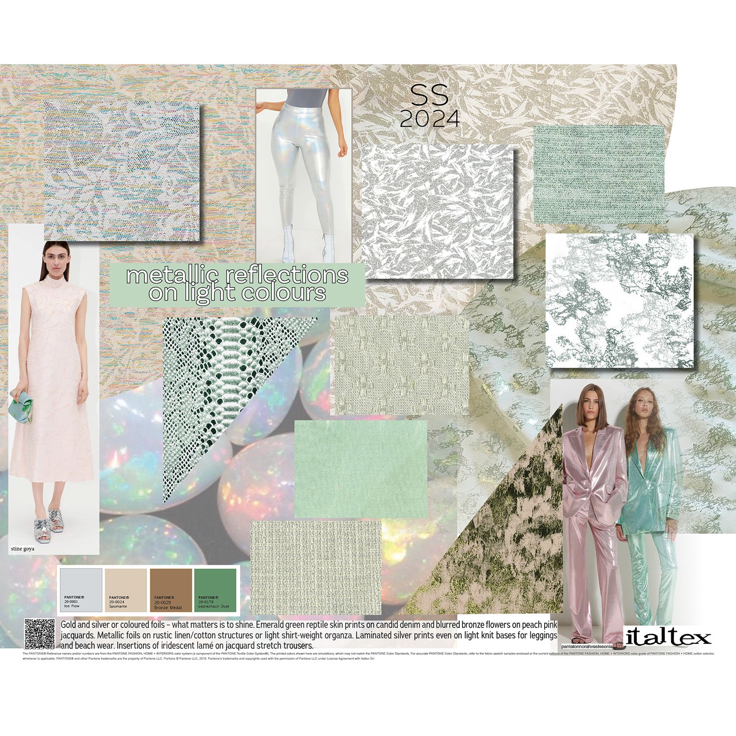 Womenswear Colour and Fabric Trends SS 2024
