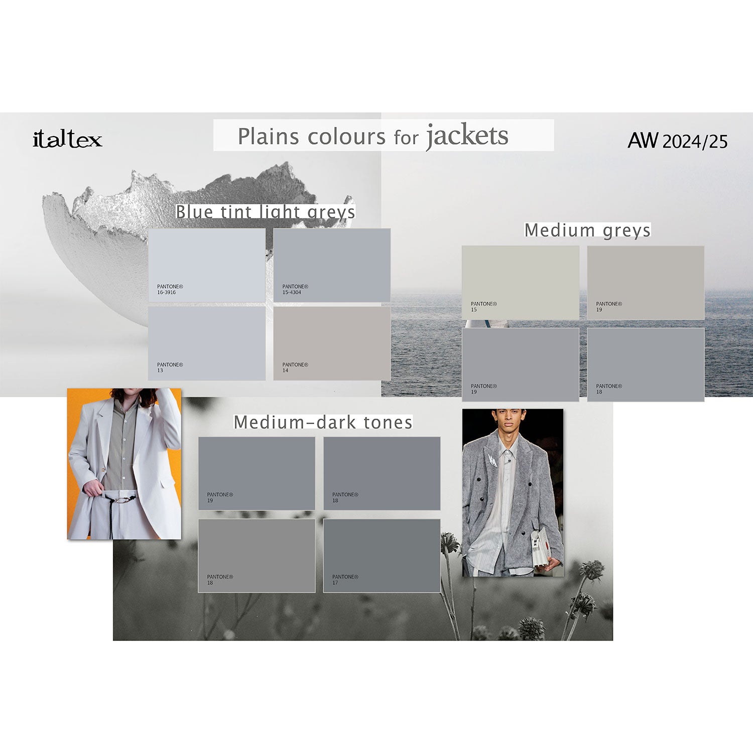Colours for Menswear Jackets AW 2024/2025