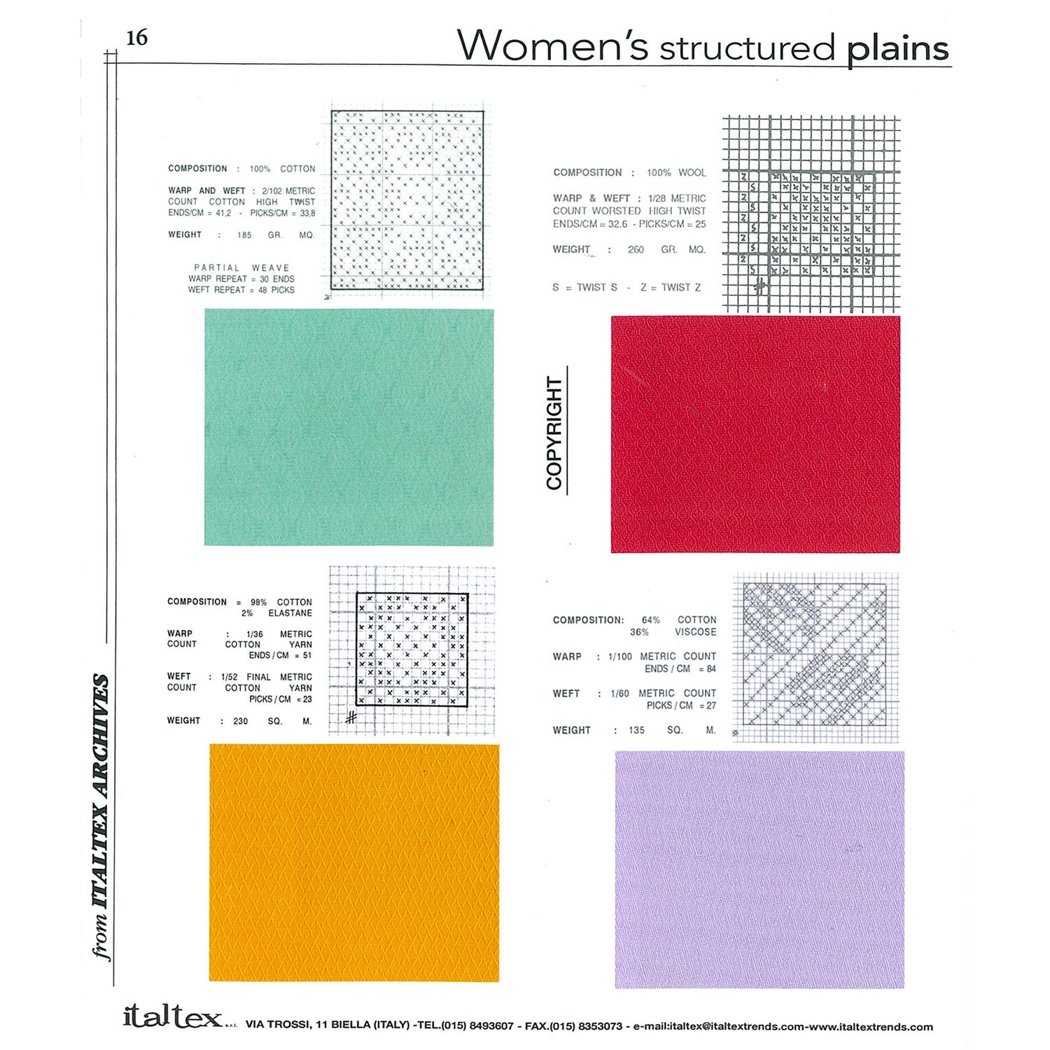 Women's Structured Plains Vol. 2