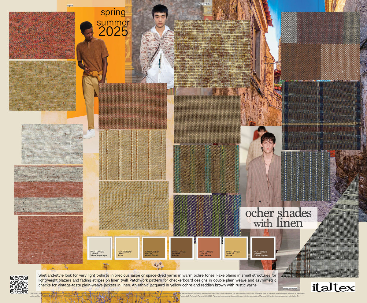 Menswear Colour and Fabric Trends Spring/Summer 2025 – Italtex Trends