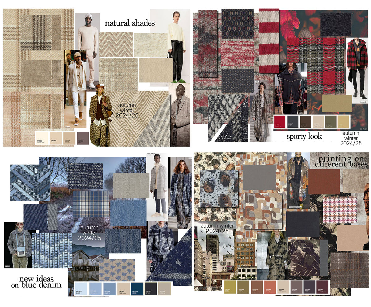 Menswear Colour and Fabric Trends Fall/Winter 2024/25 – Italtex Trends