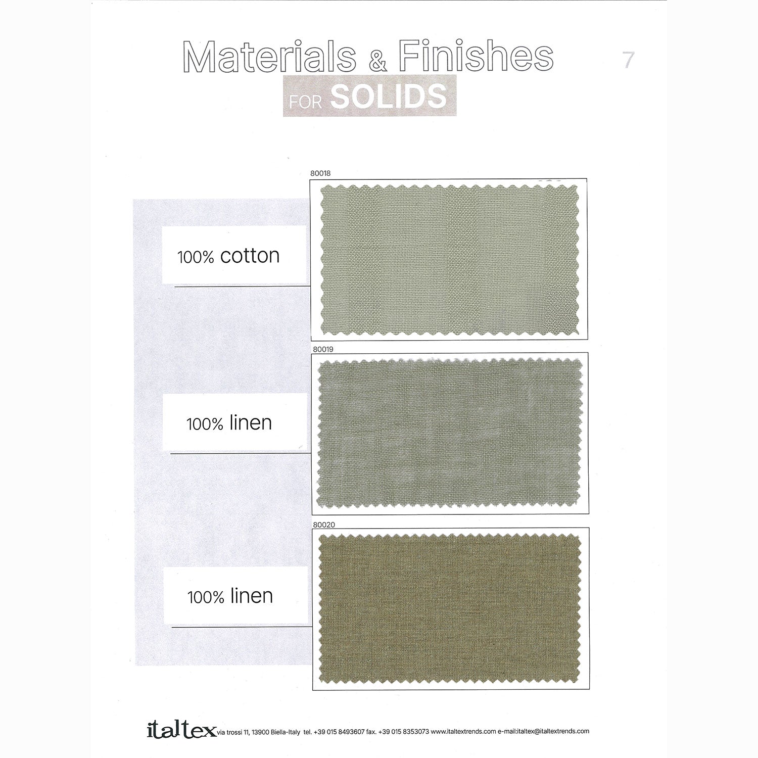 MATERIALS & FINISHES Spring/Summer 2027