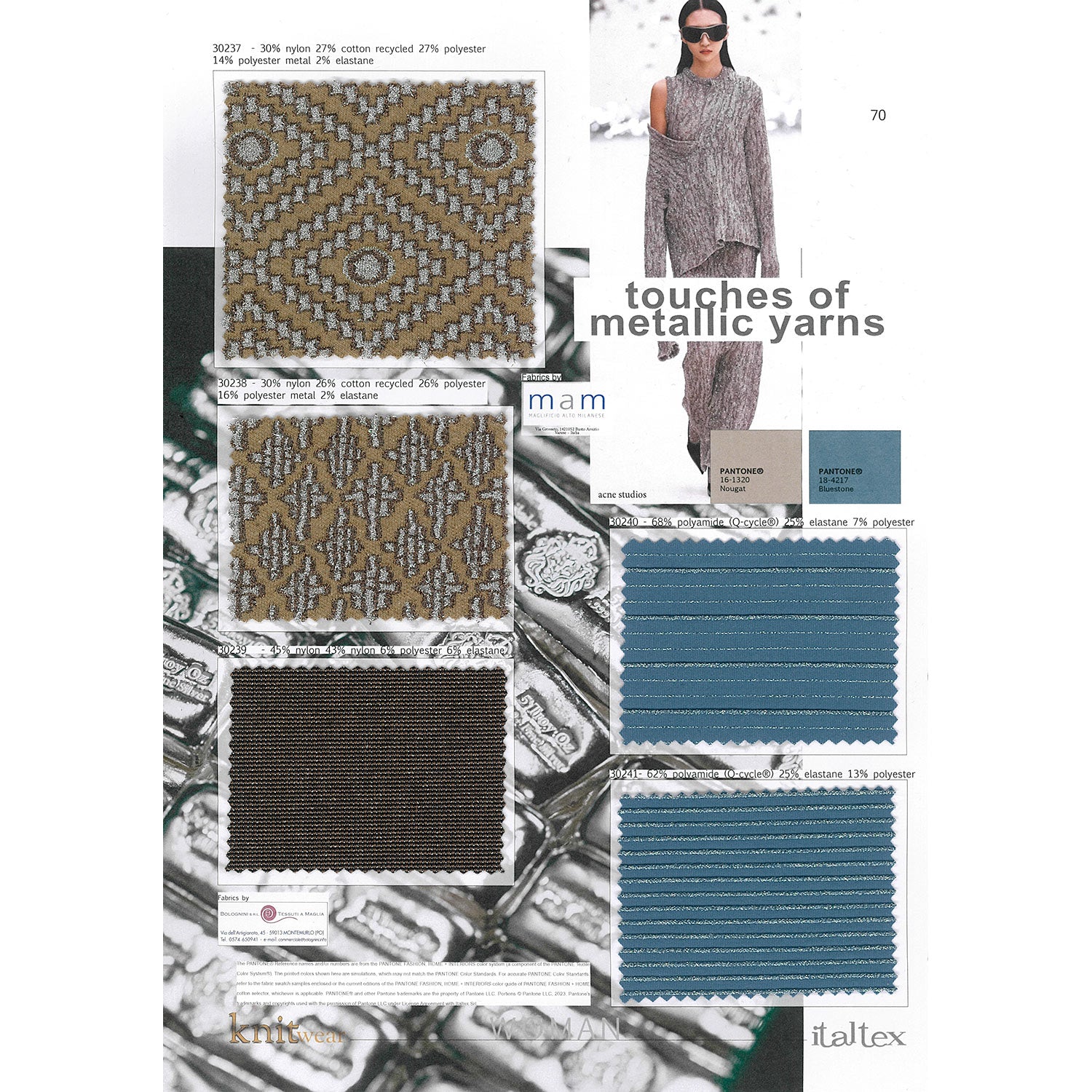 "Knitwear" Trend Book for the AW25/26 season Italtex Trends