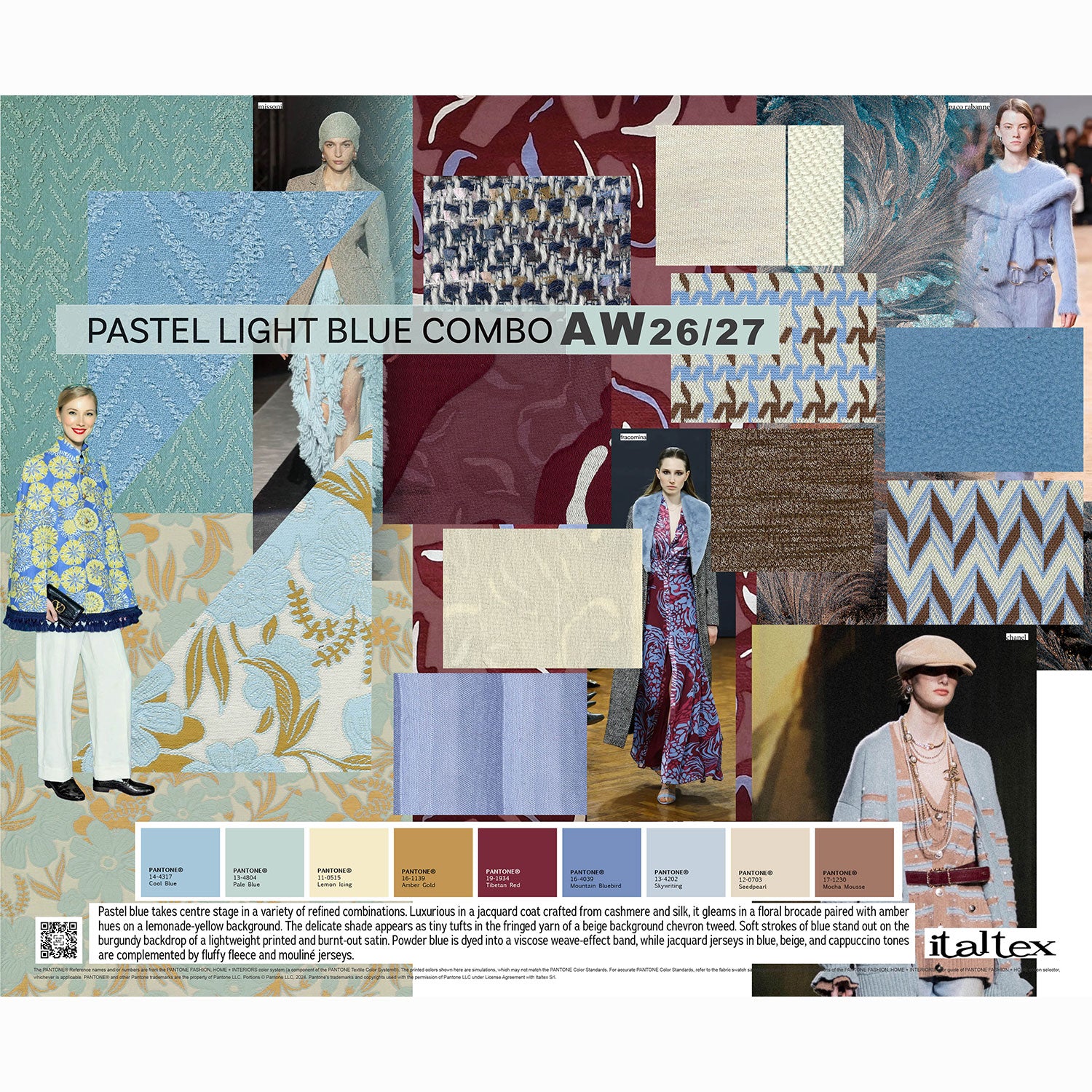 Womenswear Colour and Fabric Trends AW 2026/2027