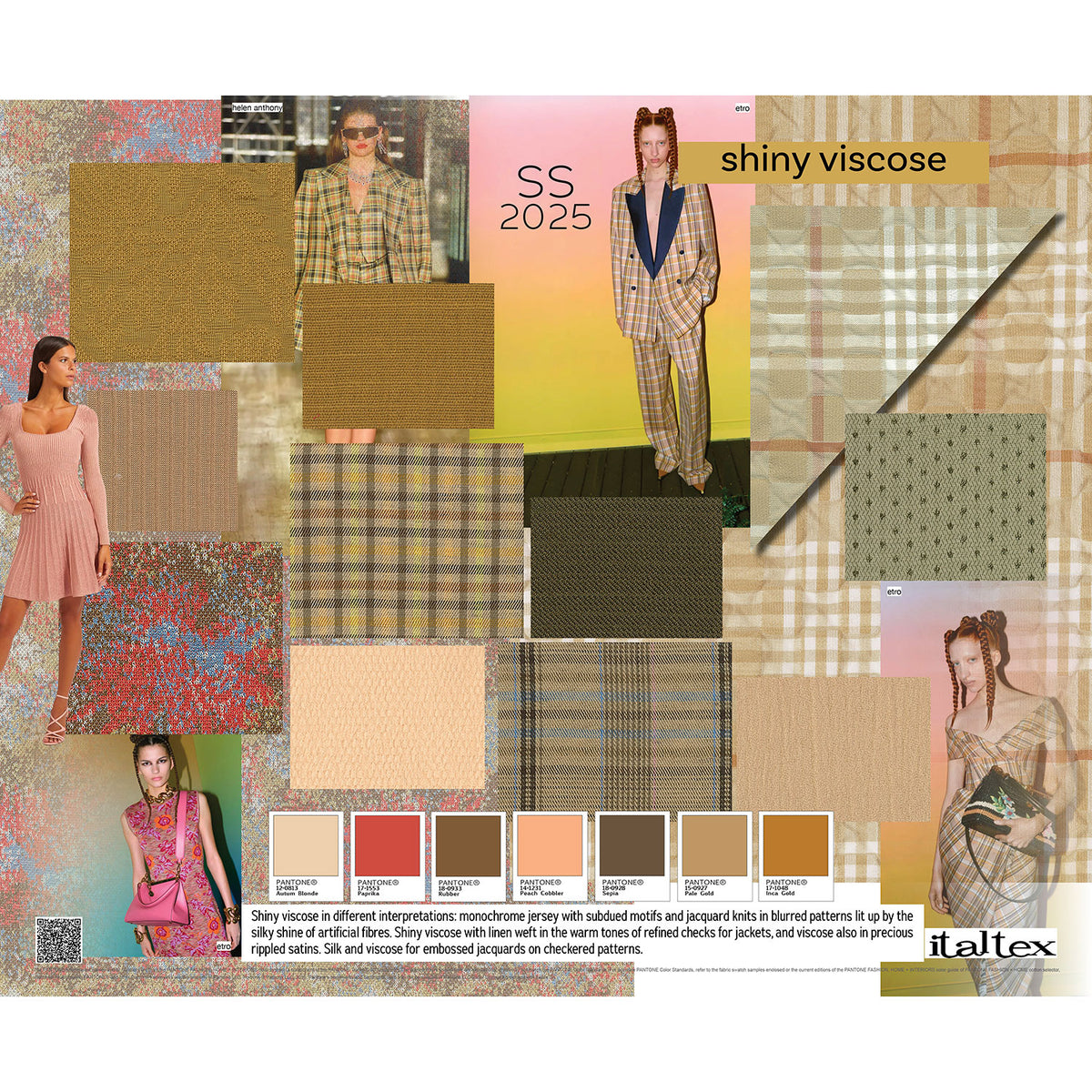 Womenswear Colour and Fabric Trends SS2025 Italtex Trends