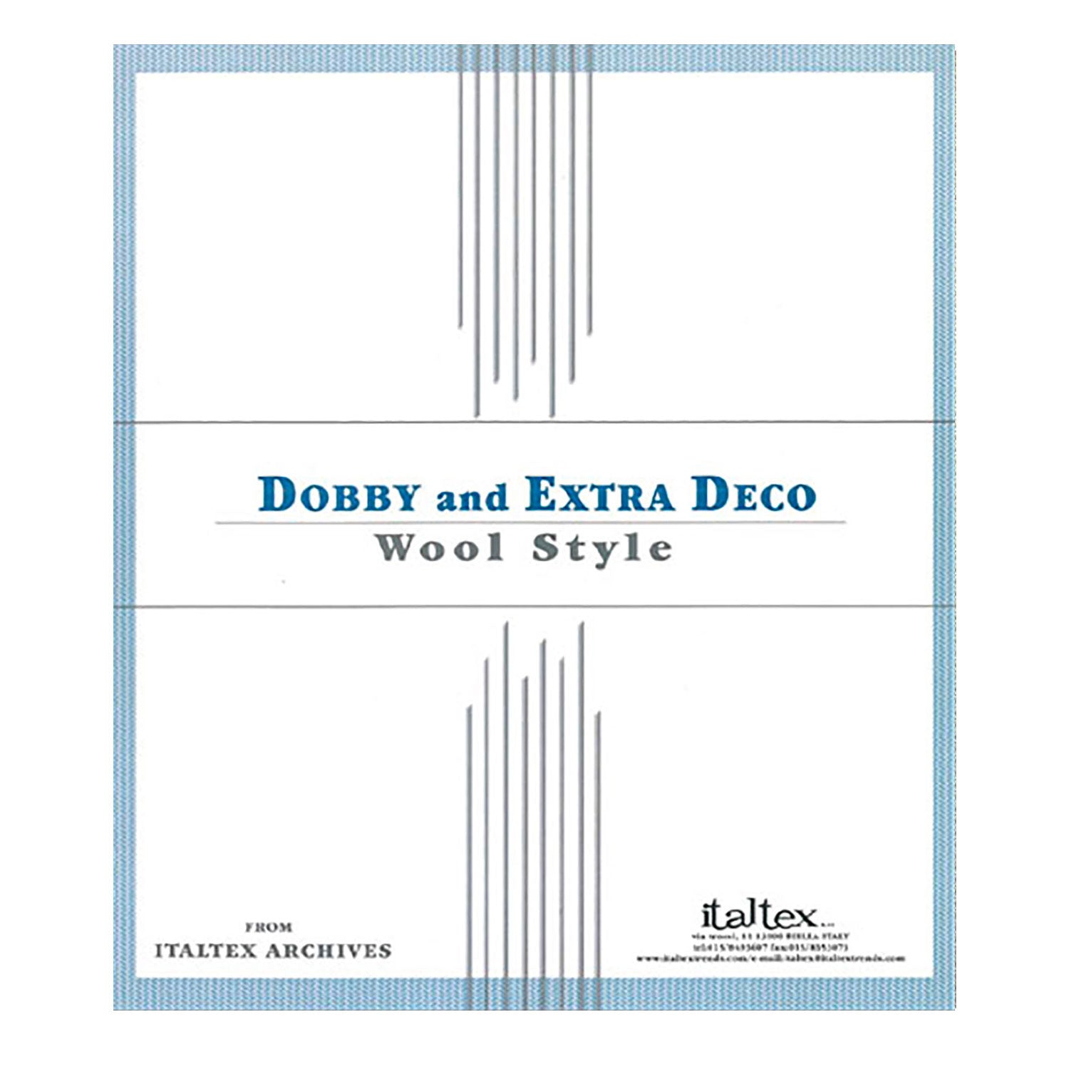 DOBBY and EXTRA DECO (wool style) Vol 1