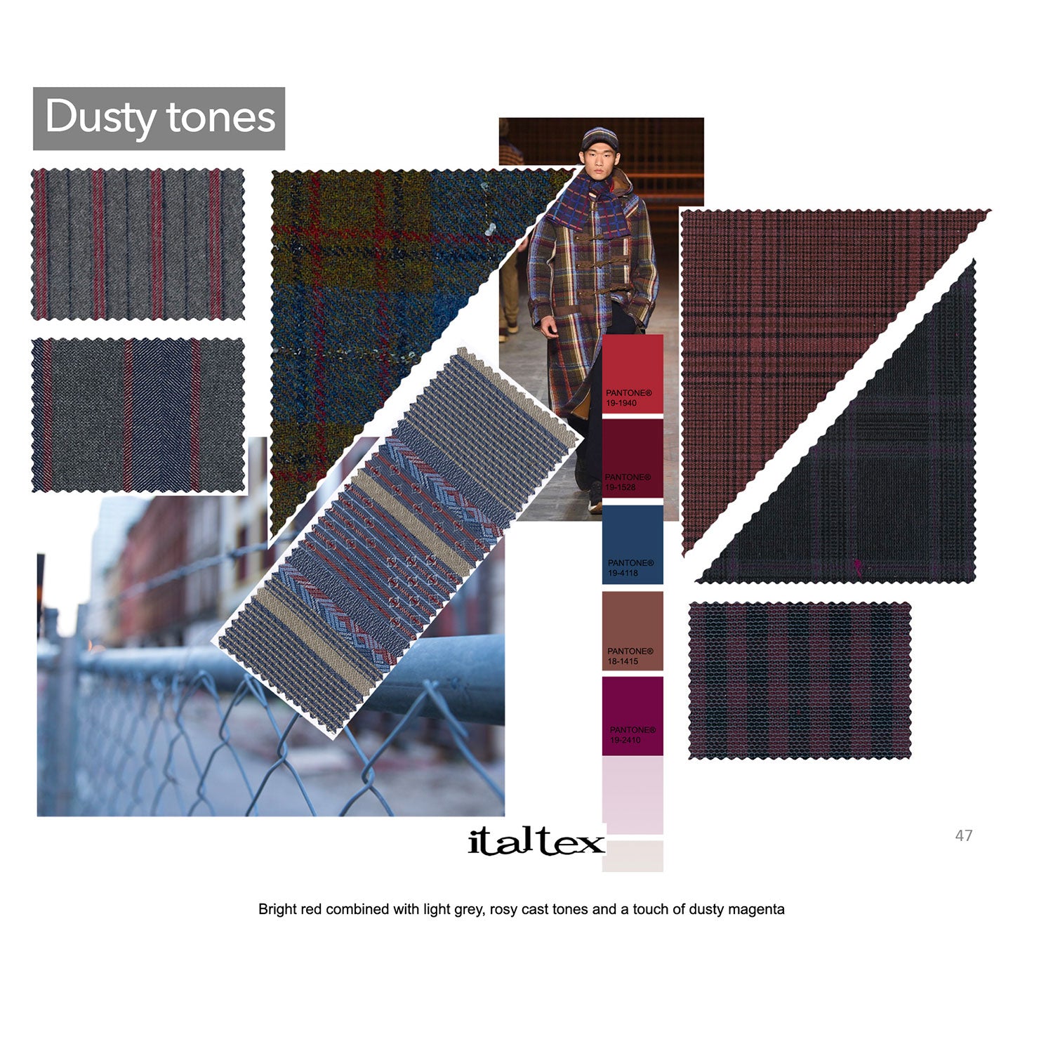 Menswear  Colour and Fabric Trends  AW19/20