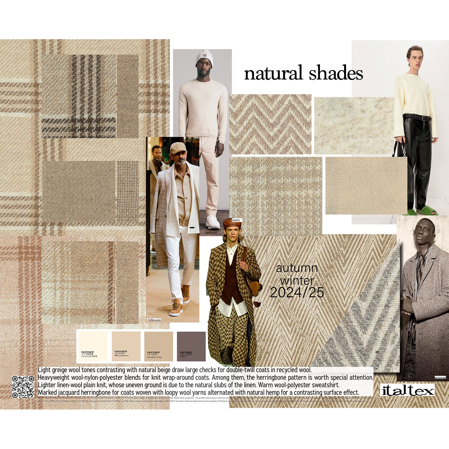 Menswear Colour and Fabric Trends AW 2024/2025 – Italtex Trends