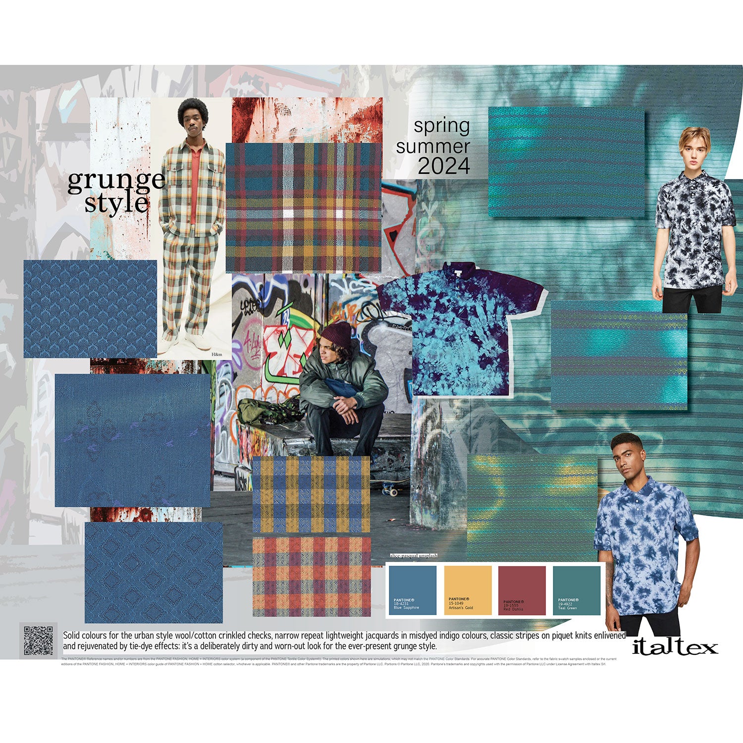 General Menswear Colour and Fabric Trends SS 2024