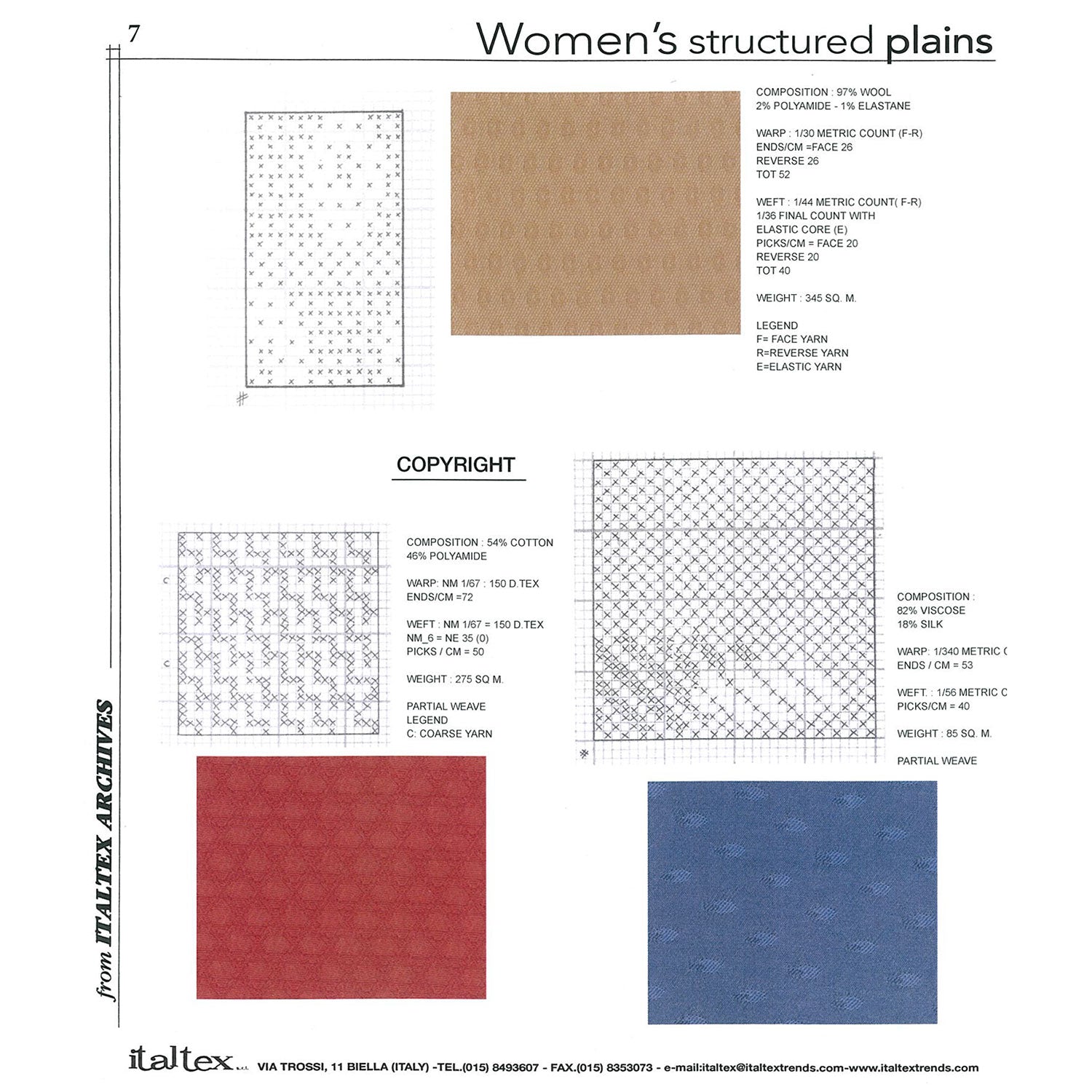 Women's Structured Plains Vol. 5