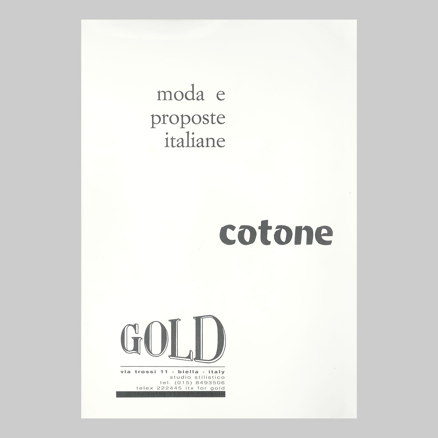 Cotone Gold da Estate 1986