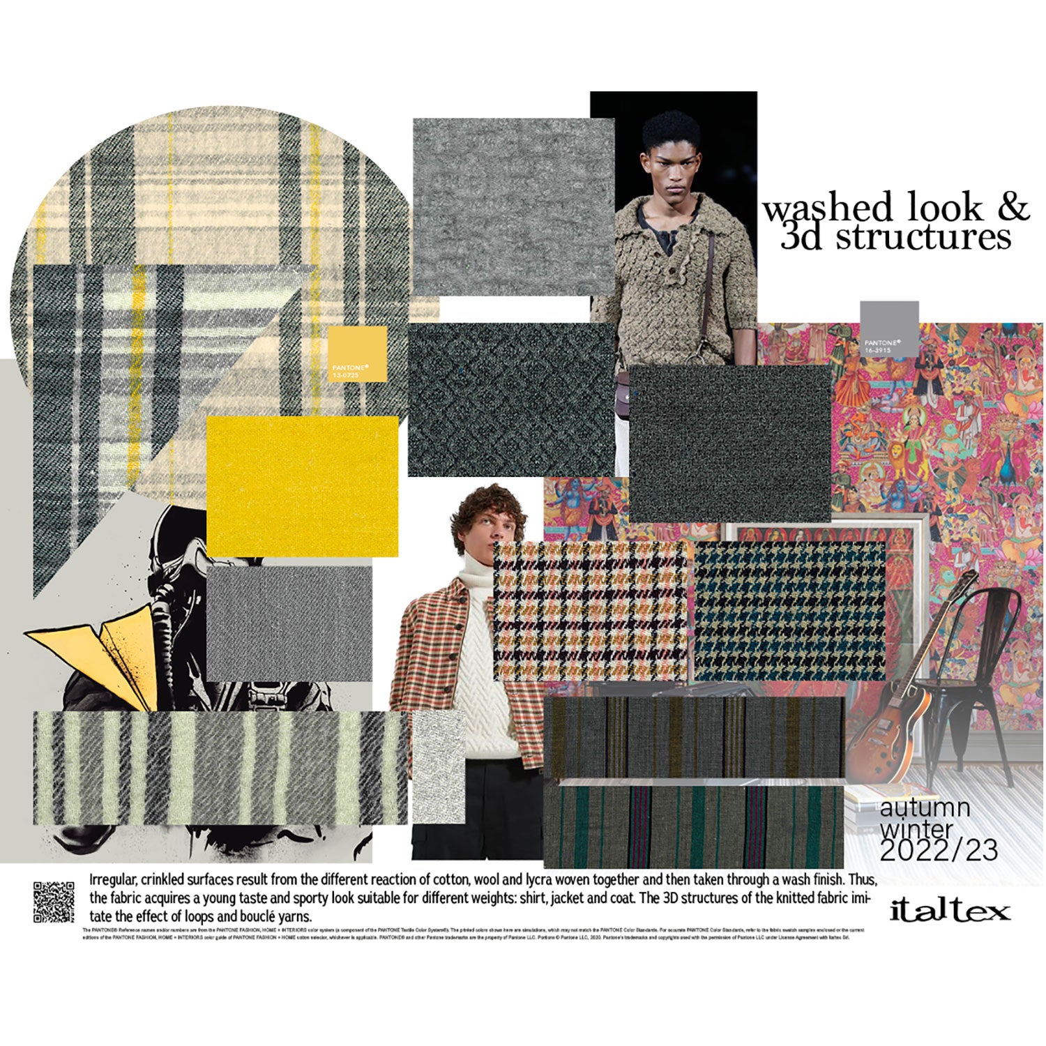 Menswear Colour and Fabric Trends AW 2022/23