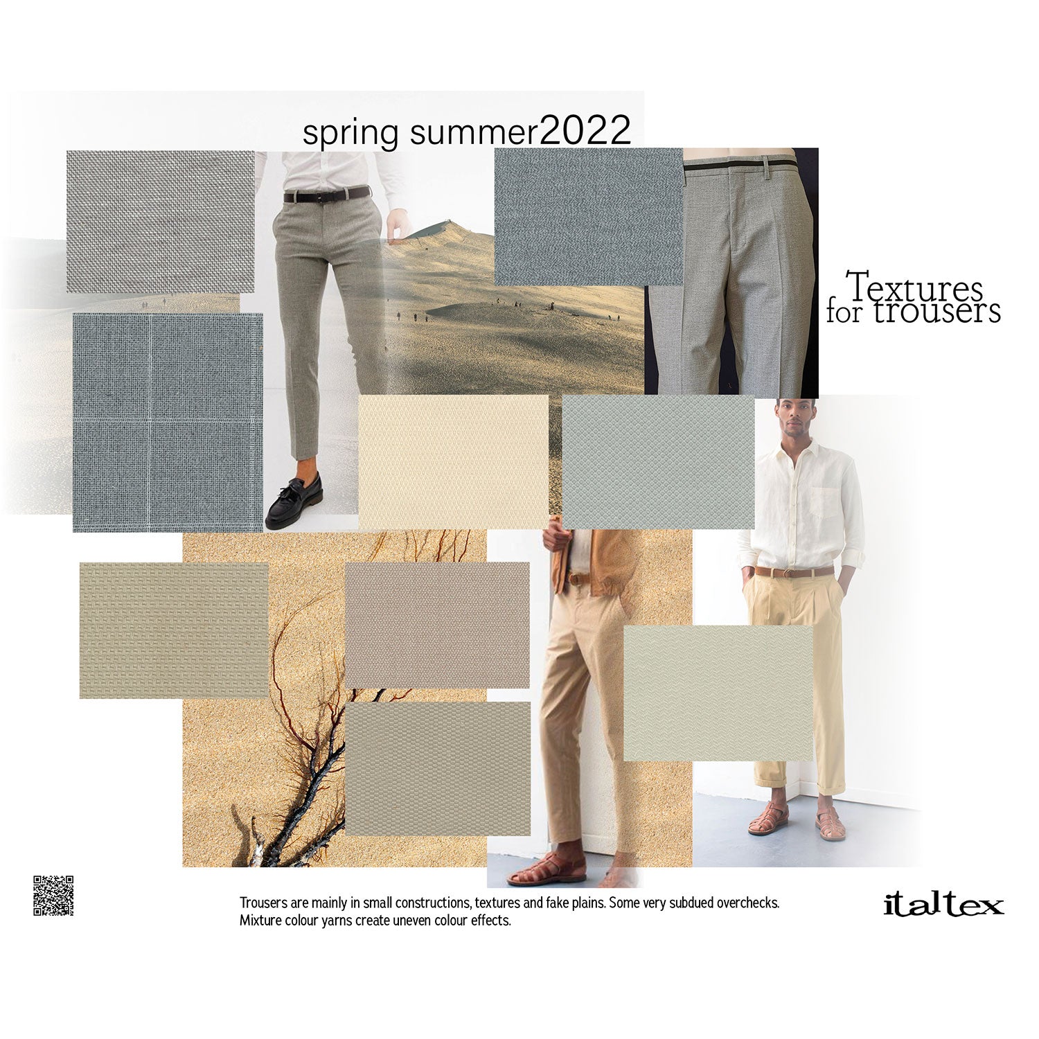 Menswear Colour and Fabric Trends SS 2022