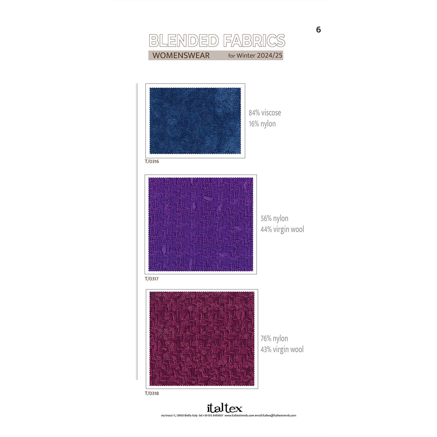 Womenswear Blended Fabrics AW24/25
