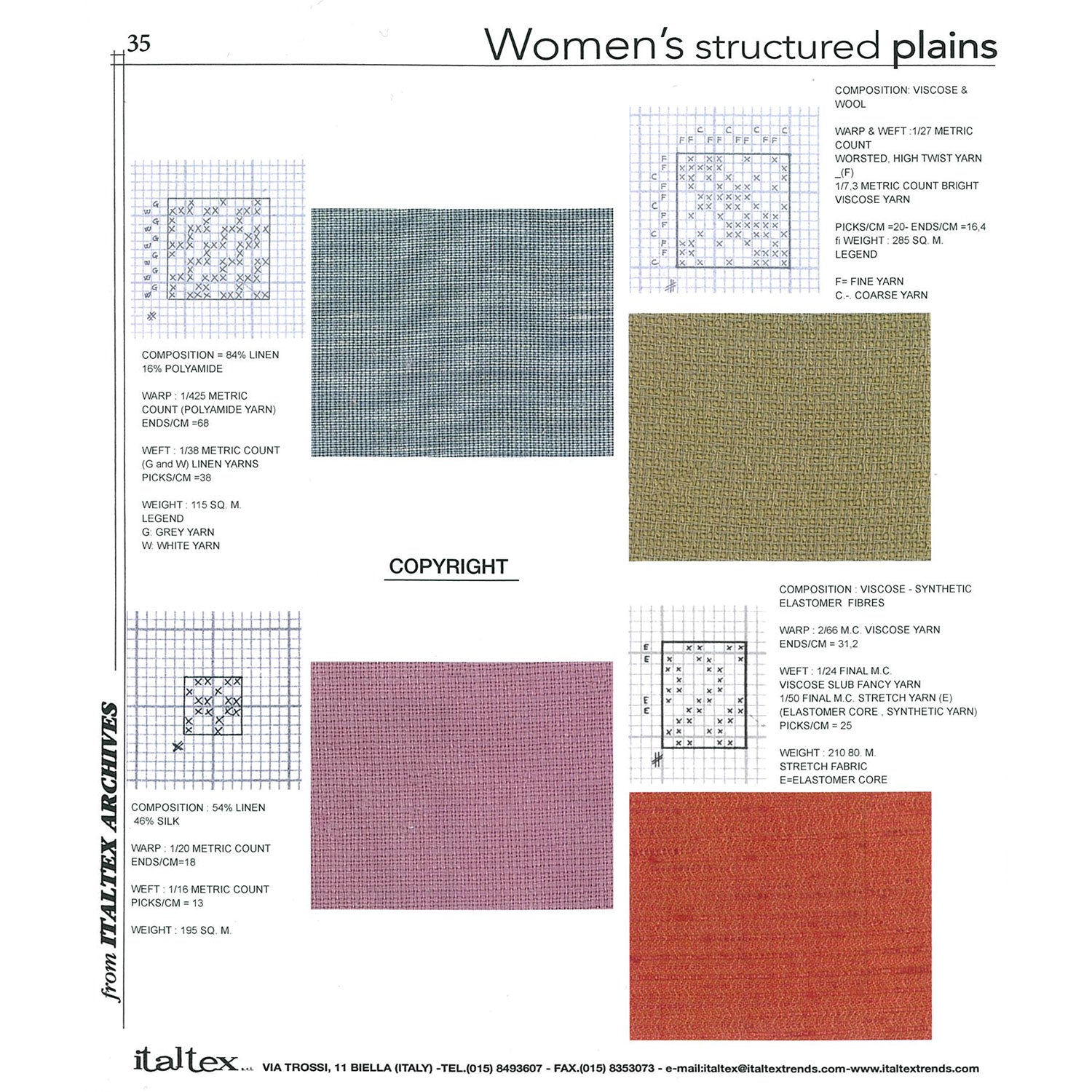 Women's Structured Plains Vol. 3